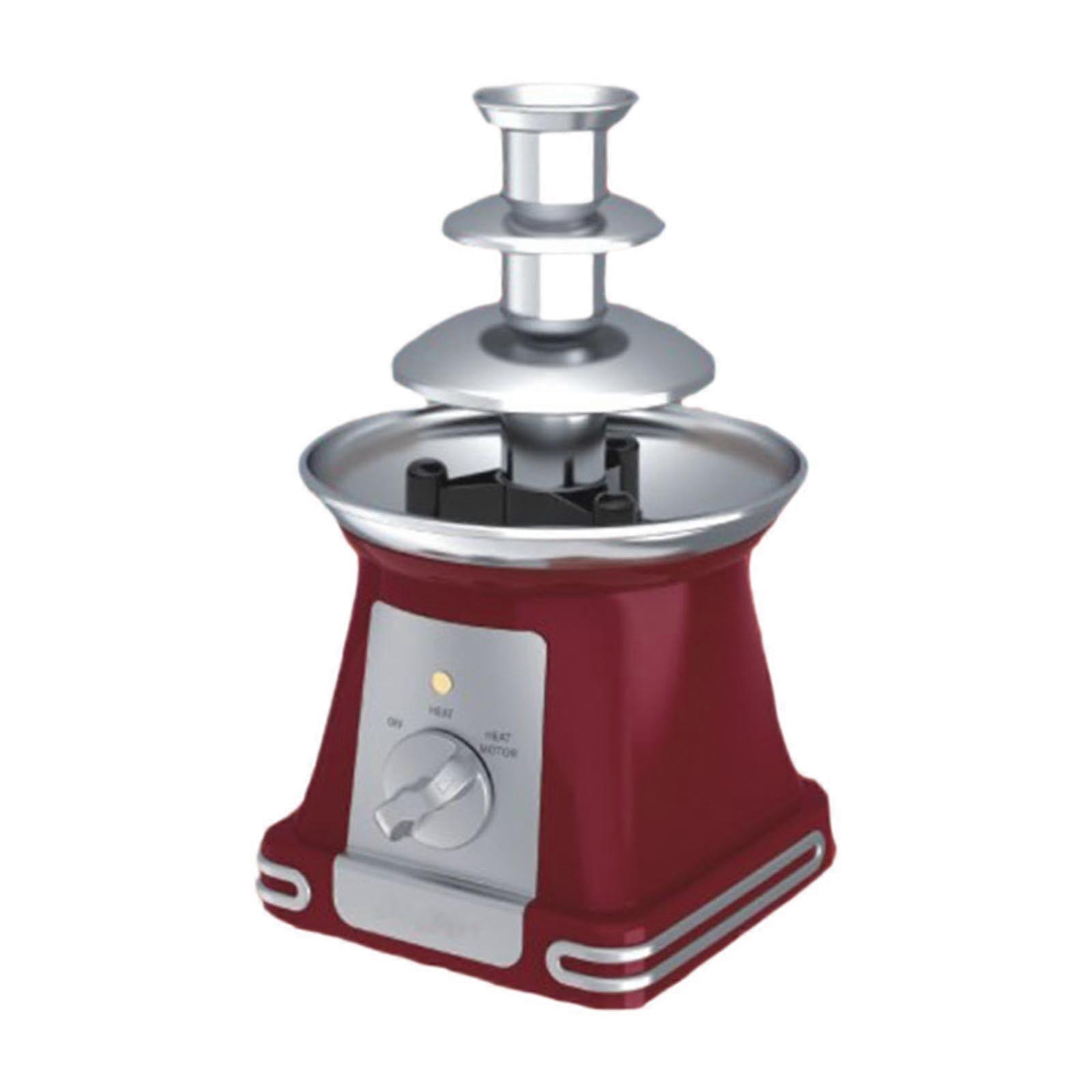 Chocolate Fountain Machine 3 Tier Electric Fondue For Parties, Home Use, Festivals, Fruit Dippers Great For Entertaining