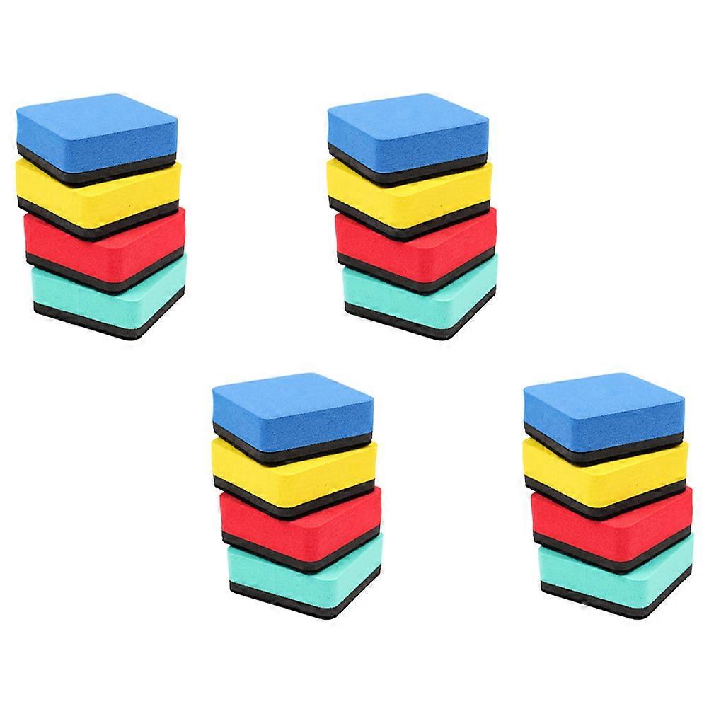 Dry Erasers For Whiteboard 24Pcs Yellow Felt Cloth School