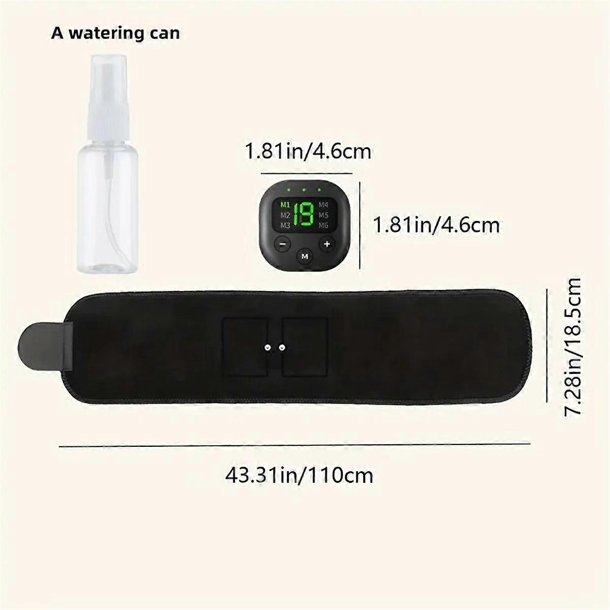 Fat-Removing Belt with Smart Digital Display EMS Silicone Conductive