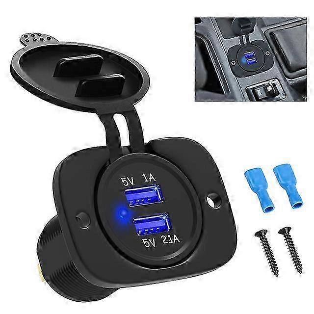 Overload Protection 3 Gang Rocker Switch Panel for ON/OFF Lights DC 12V/24V Suitable for Vehicles, Trucks, Marine Ships with Circuit Breaker