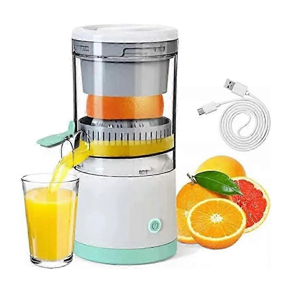 Elektryczna sokowirówka, kubek do soku, wyciskarka do cytrusów, pomarańczy i cytryny, ładowanie USB, kuchenna sokowirówka do owoców, blender, separator świeżości, prasa