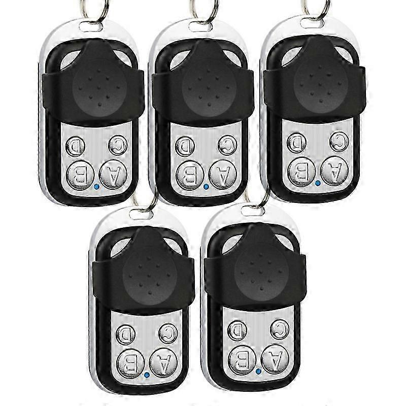 Lot de 2, 5 ou 10 télécommandes de clonage et de duplication de clés, 433 MHz, code fixe d'apprentissage, code tournant pour portail, porte de garage