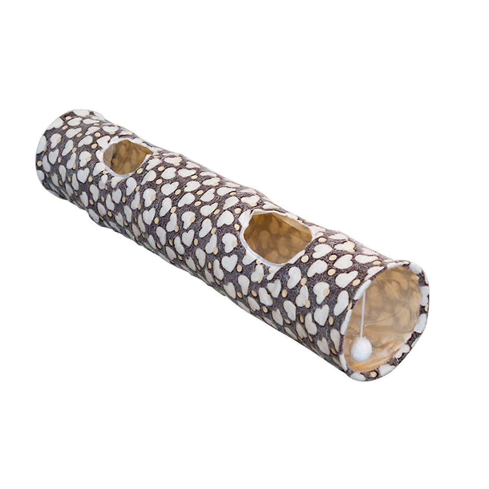 Tunnel Foldable Pet Toy Pet Training Interactive Fun Toy Tunnel Bored for Small Pet Play Tunnel Tube