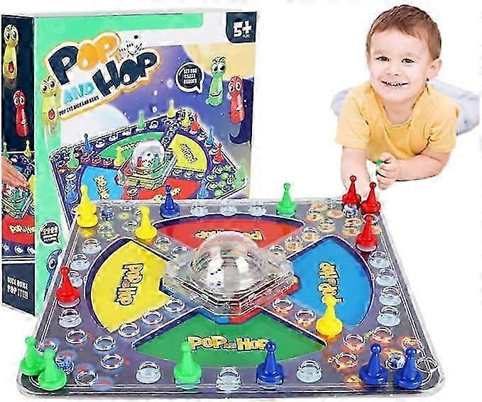 Frustration Board Game, Race to Base and Chasing Game for 1-4 Players, Fun Family Game for Travel