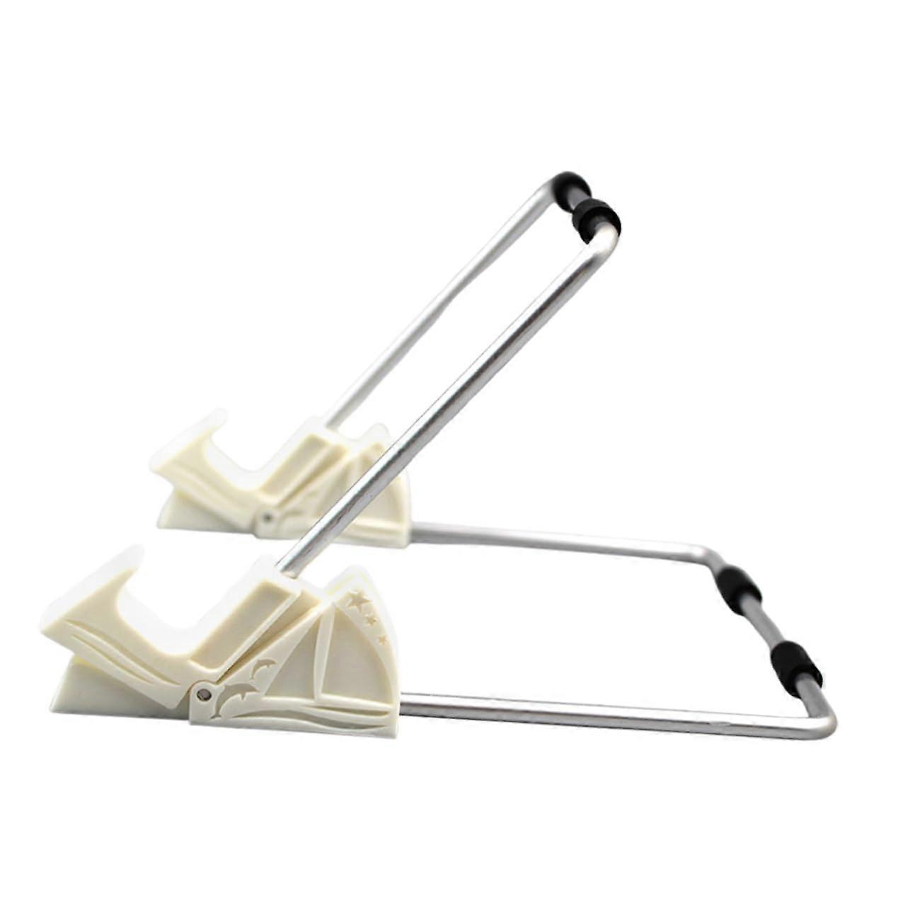Small Whiteboard Stand Monitor Holder Office Phone Stand for Desk Book Stands Whiteboard for Desk Easel Book Document Stand Silver ABS