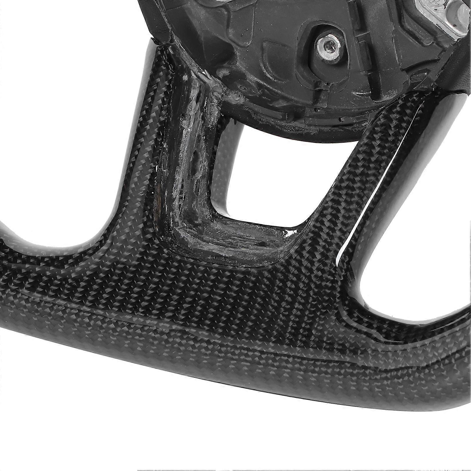 Carbon Fiber Steering Wheel LED Shift Lights Race Display Suede Fit for MK7/MK7.5 13‑20
