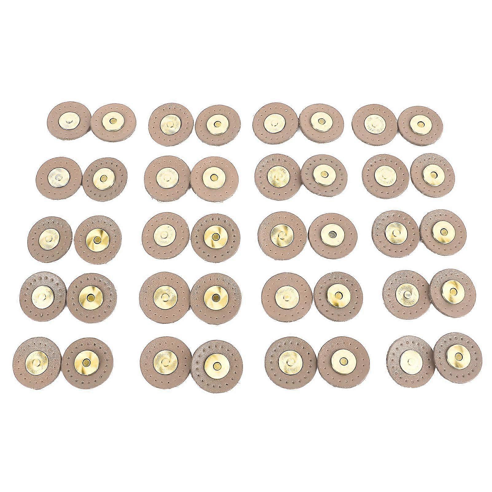 2025 Latest Model  20 Sets Leather Magnetic Snap Multipurpose Magnetic Bag