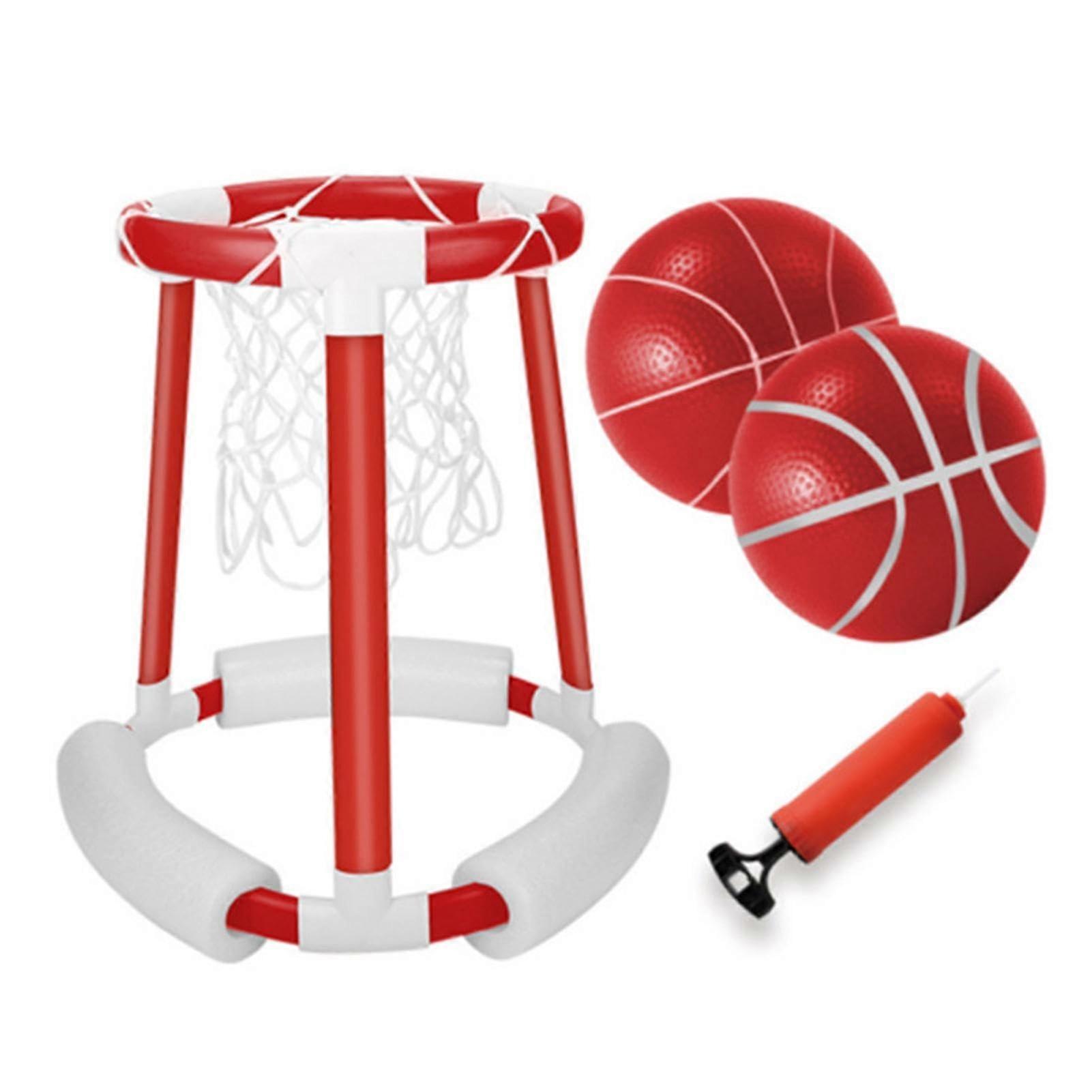 Basketball tires for pool, basketball hoop for pool, outdoor play, pool game with ball and pump