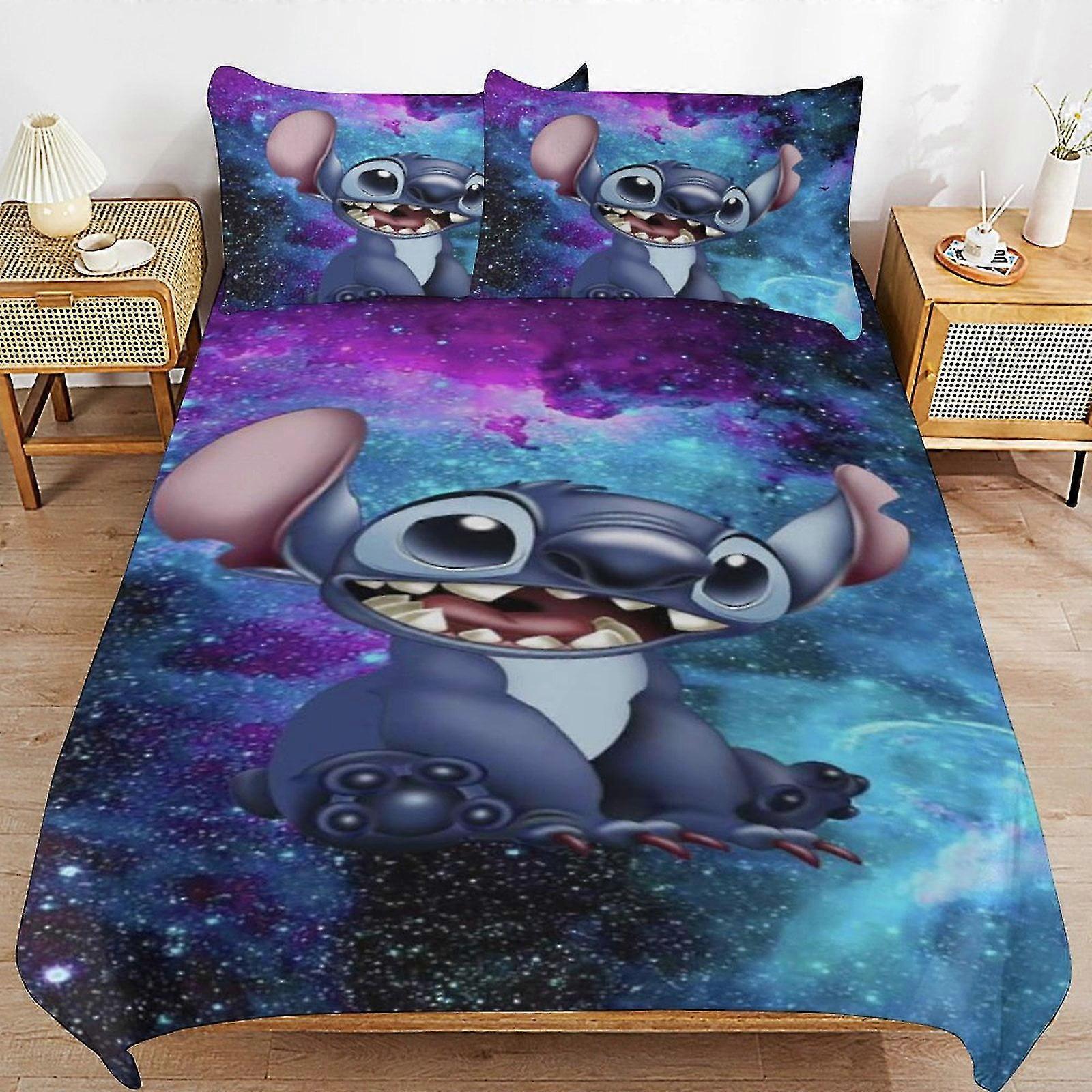 3D Printed Microfiber Bedding Set Lightweight 3 Piece Comforter Set with Duvet Cover and Pillow Shams for Kids