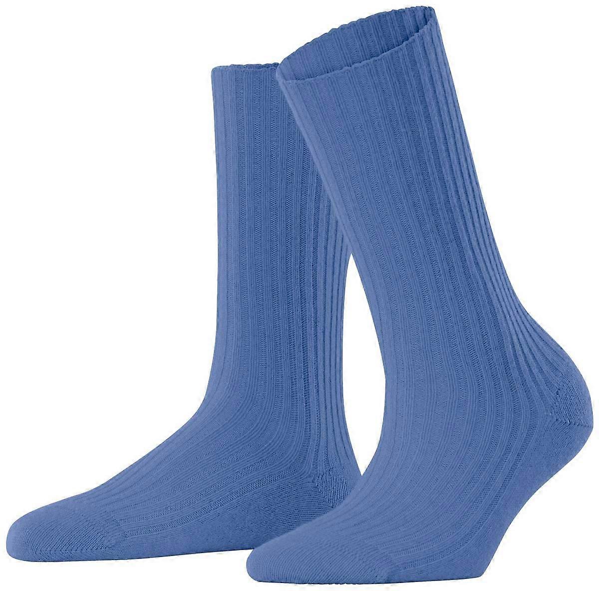 Falke Cosy Wool Boot Socks - Water Blue