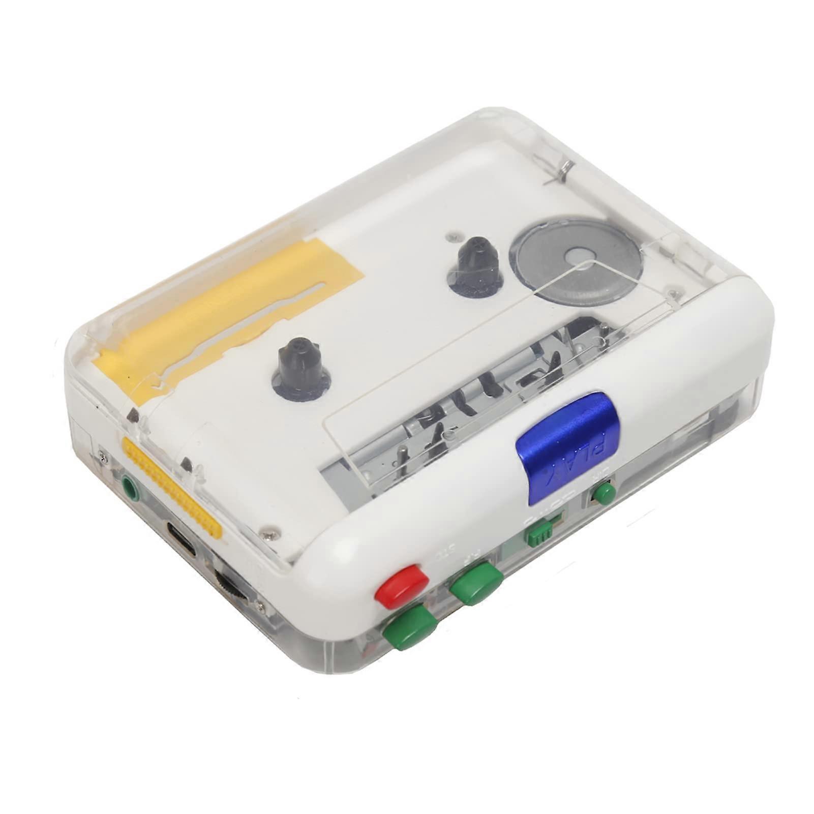 Cassette Tape Player, Cassette to MP3 Player USB Tape MP3 Converter CD Cassette Music with 3.5mm Aux Input Cassette Tape for PC Laptop