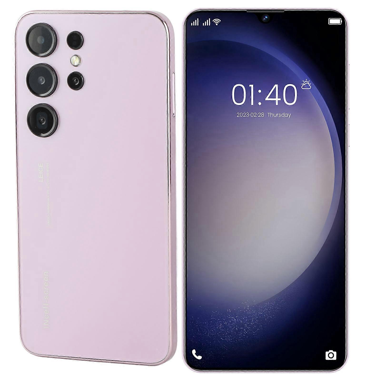 هاتف ذكي S23 Ultra 6.0 بوصة لنظام Android 12 2 جيجابايت 16 جيجابايت هاتف خلوي مفتوح سعة بطارية 6800 مللي أمبير في الساعة