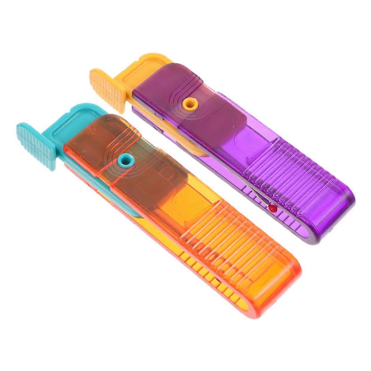Stitch tool seam ripper thread remover 2piece foldable stitch thread remover seam ripper tool for removing threads