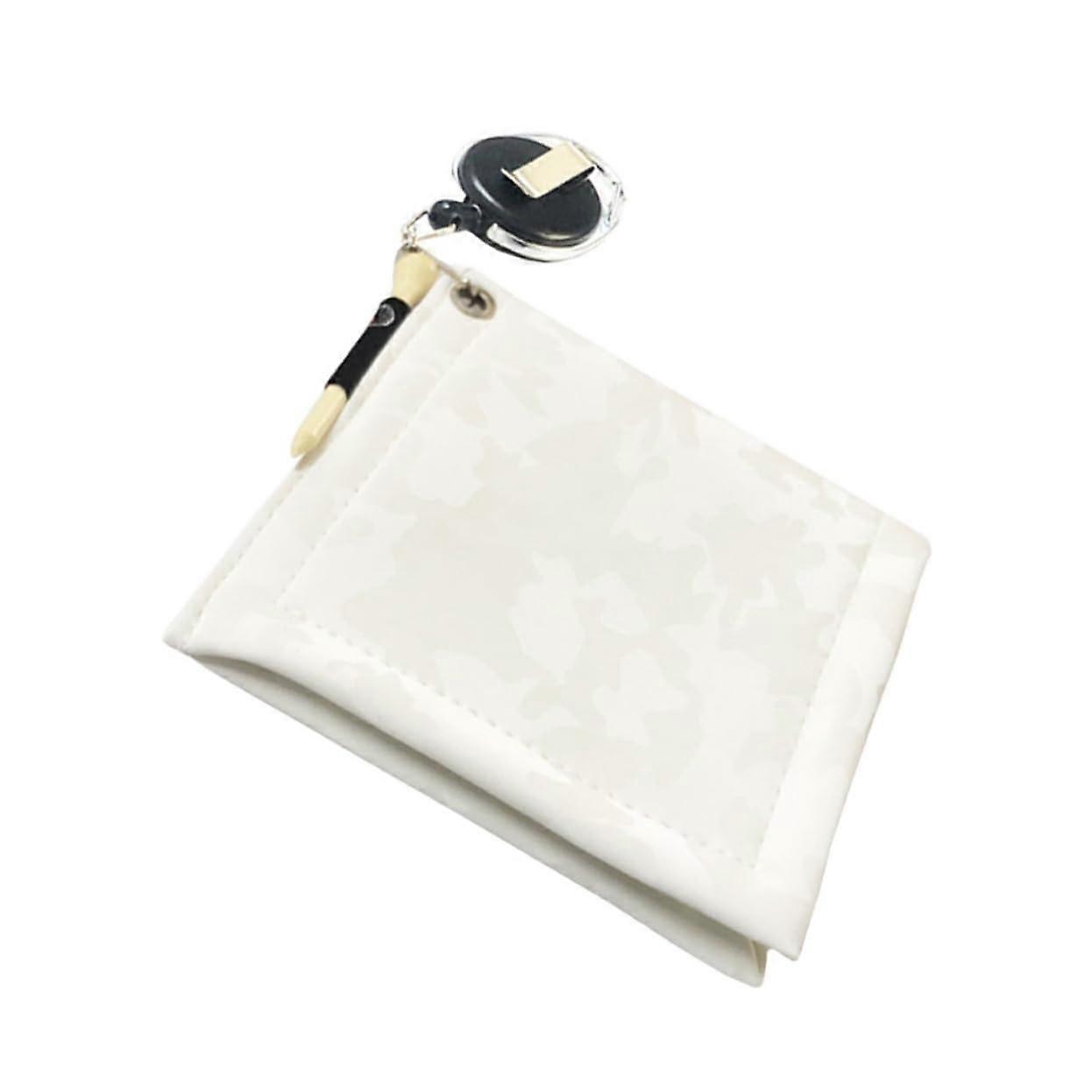 Golf Towel for Ball Cleaning Portable Microfiber Hand Towel with Clip Compact Lightweight Design for Easy Carrying on Golf Course