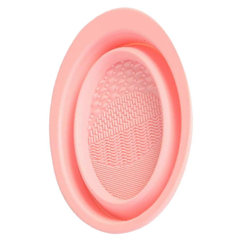 Creative Makeup Brush Cleaning Scrubber Bowl Silicone Foldable Brush Cleaner