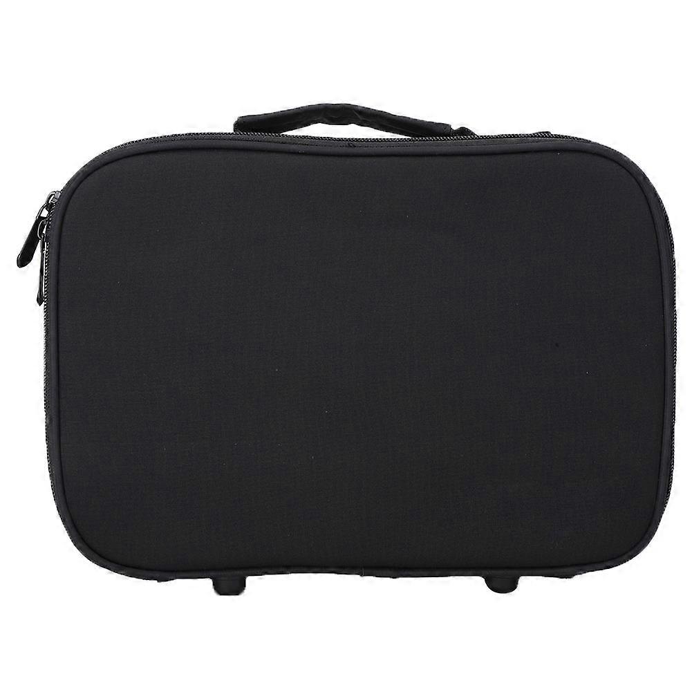 Portable Multi Functional Barber Hairdressing Scissors Bag Hair Styling Tool Case(Black )