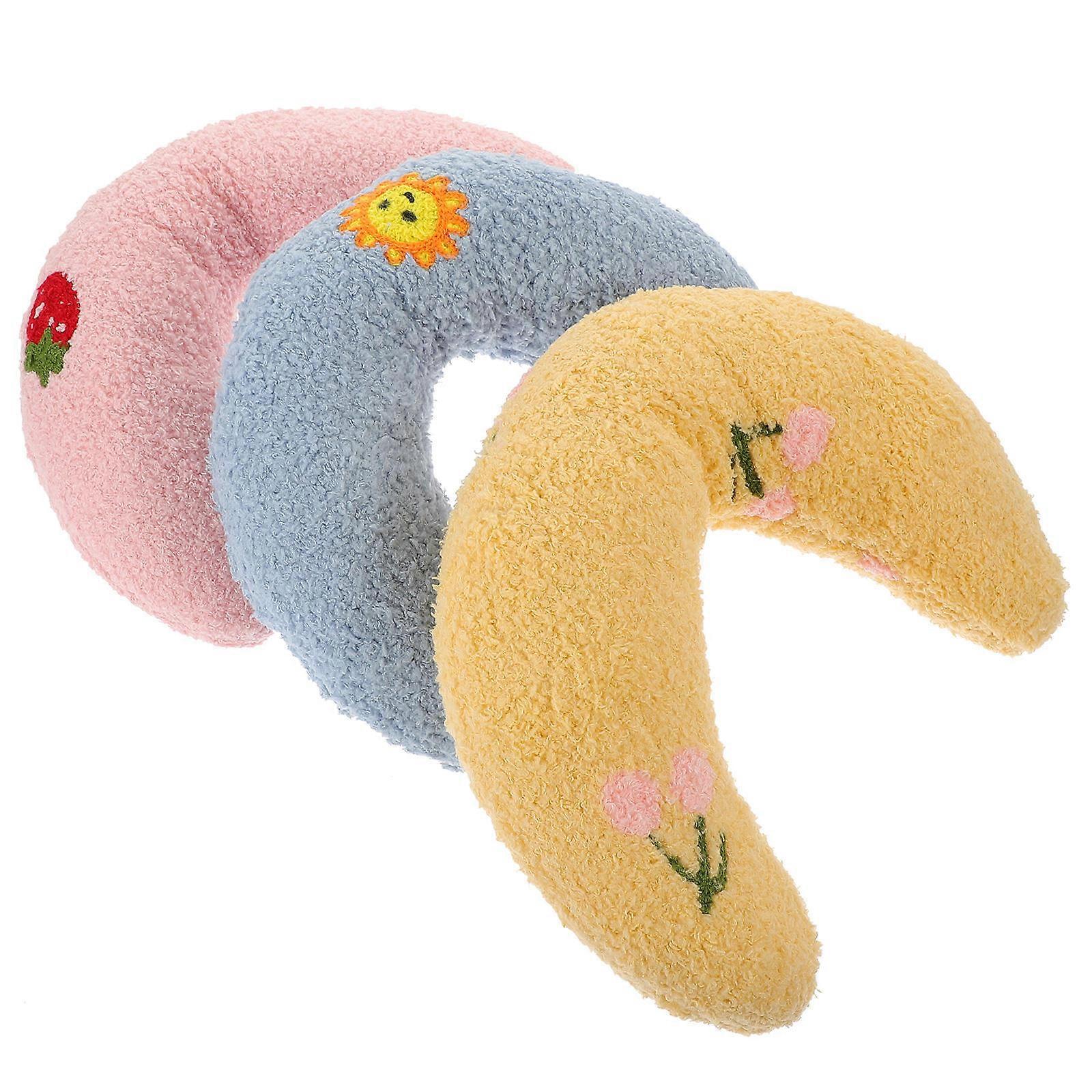 Cat Pillow Dog Calming Sleeping Improve Pillow 3Pcs Pink