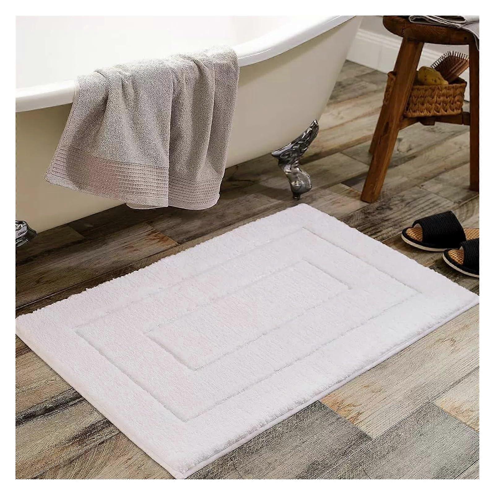 Rutschfeste Badezimmerteppichmatte (weiß, 60 * 90cm)