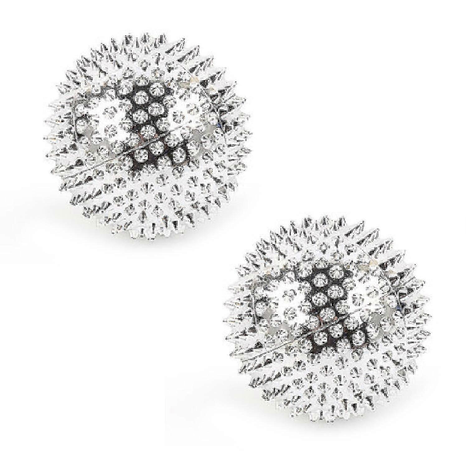 針付き2個のマッサージボール-指圧アクティブマッサージャー手足用スパイキーハードマッサージツールSZ