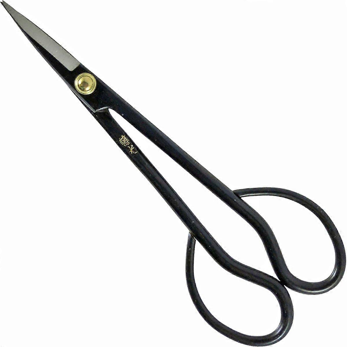 Satsuki Azalea Bonsai Scissors 180mm Japanese Steel Garden Tool for Precision Trimming and Styling
