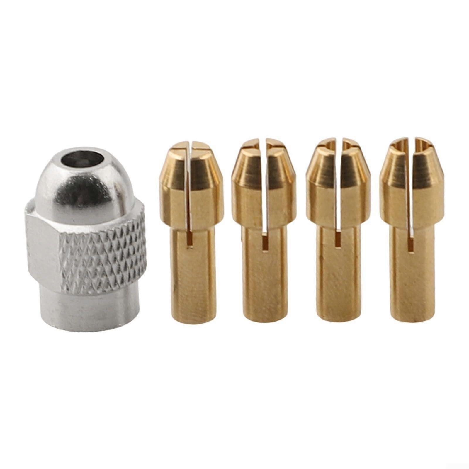 Robust collet chuck set for turning tools with size range from 1 mm to 32 mm, including secure nut for efficient use.