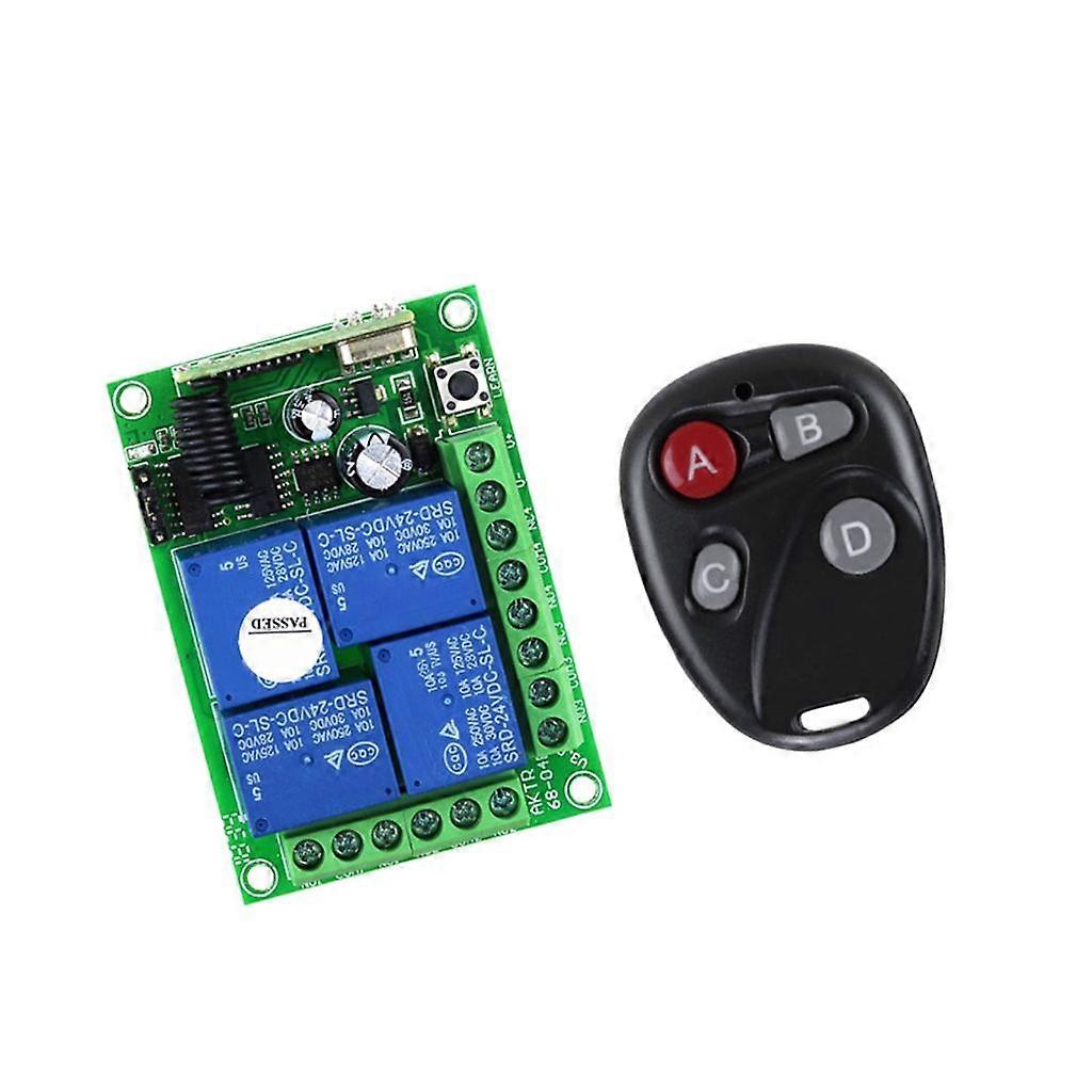 Multifunctional Four Channel Remote Control Switches for Home Automation
