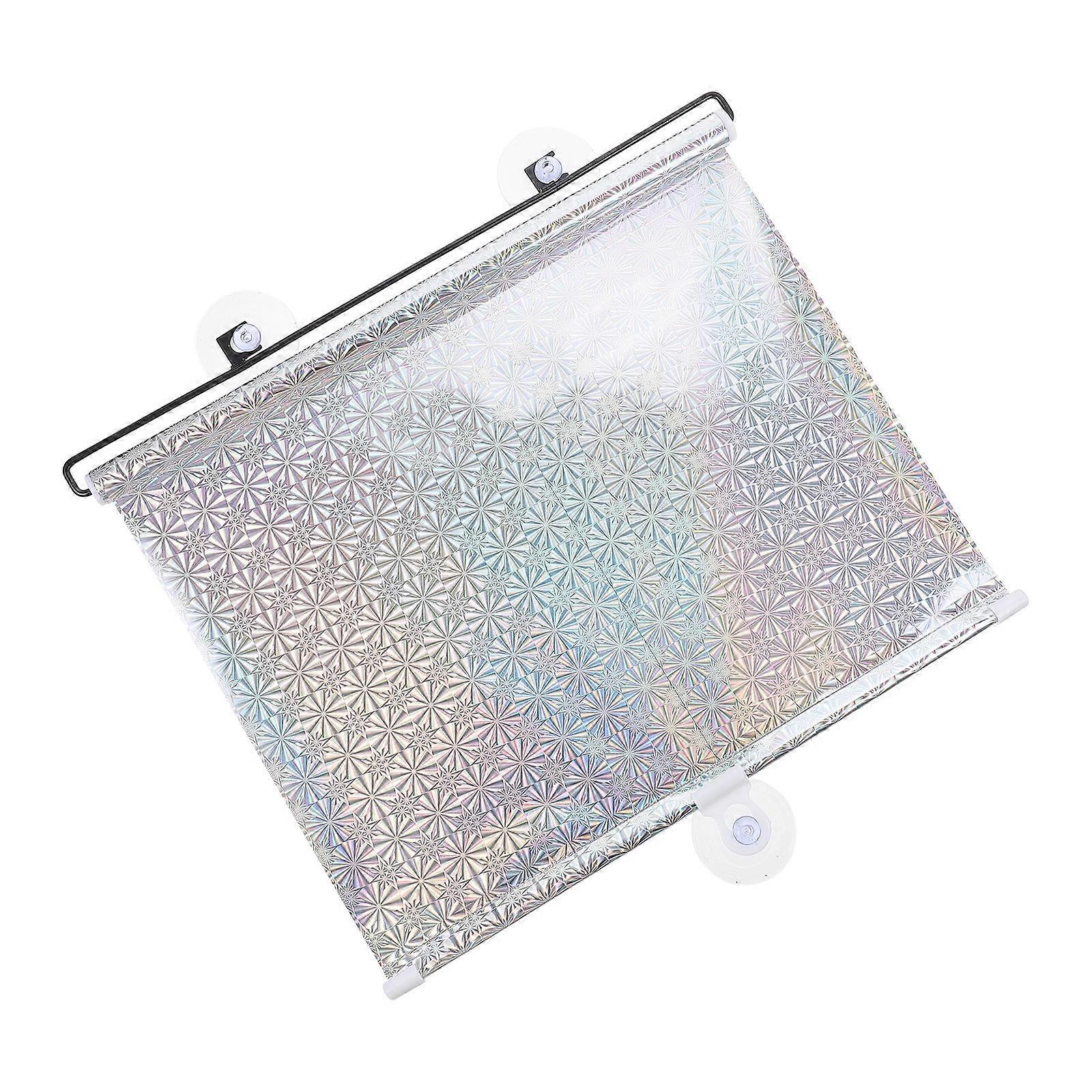 1 Set Nail Free Window Shade Telescopic Balcony Shade Suction Cup Curtain Shades