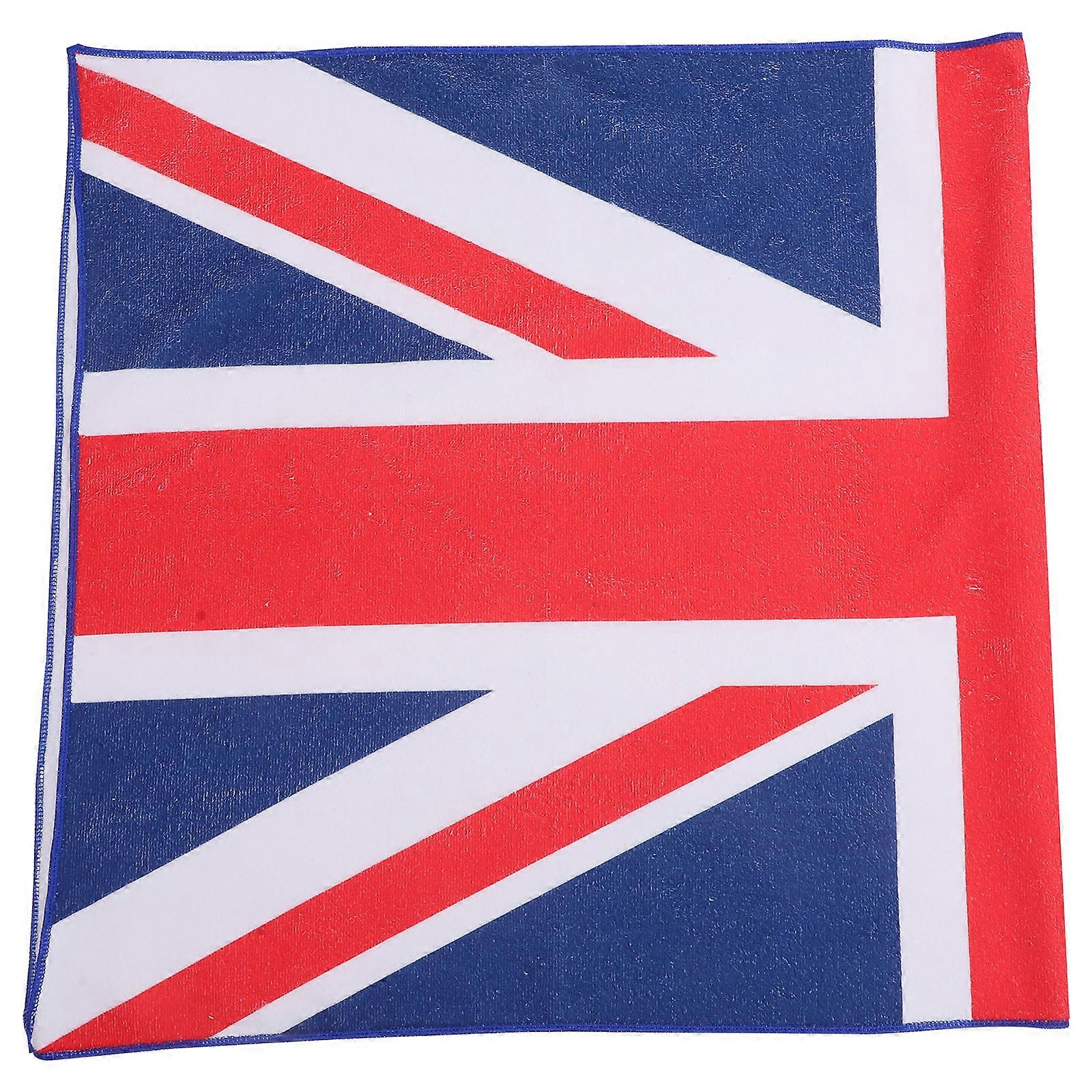 Union Flag Beach Towel Multi Use Quick Drying Fiber Bath Towel for Travel 27.5 x 55 inches