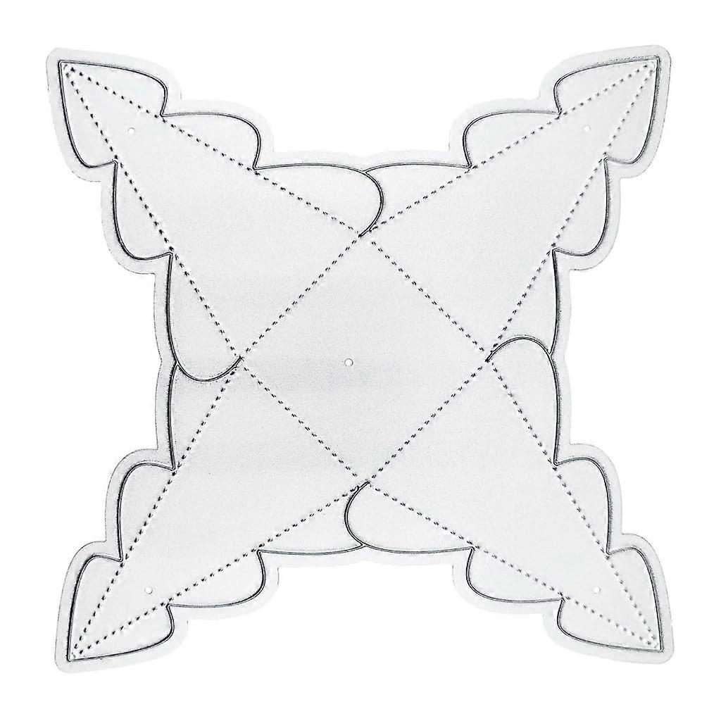 Triangular Metal Die-Cutting Template Carbon Steel Embossing Stencil for Card Making and Scrapbooking