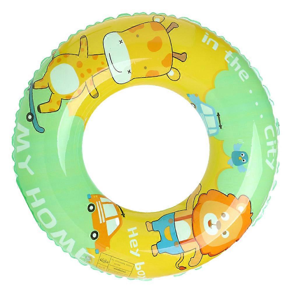 Swim Through Rings For Pool Inflatable Swim Ring Lifebuoy Summer Fun Round Shape Assorted Color 1Set