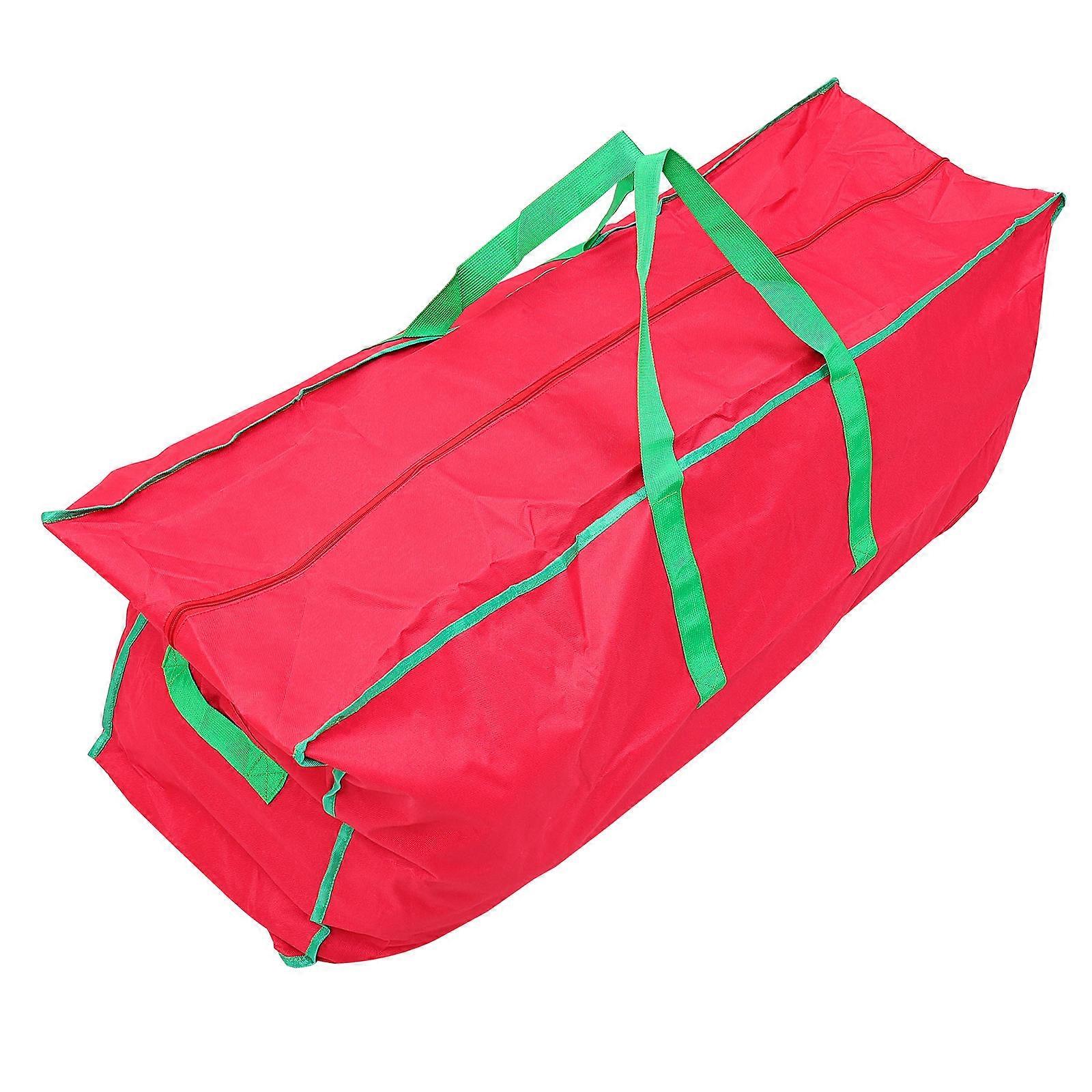 Red Storage Bag Waterproof Christmas Clothing Blankets Pillows Outdoor Use 1Pack