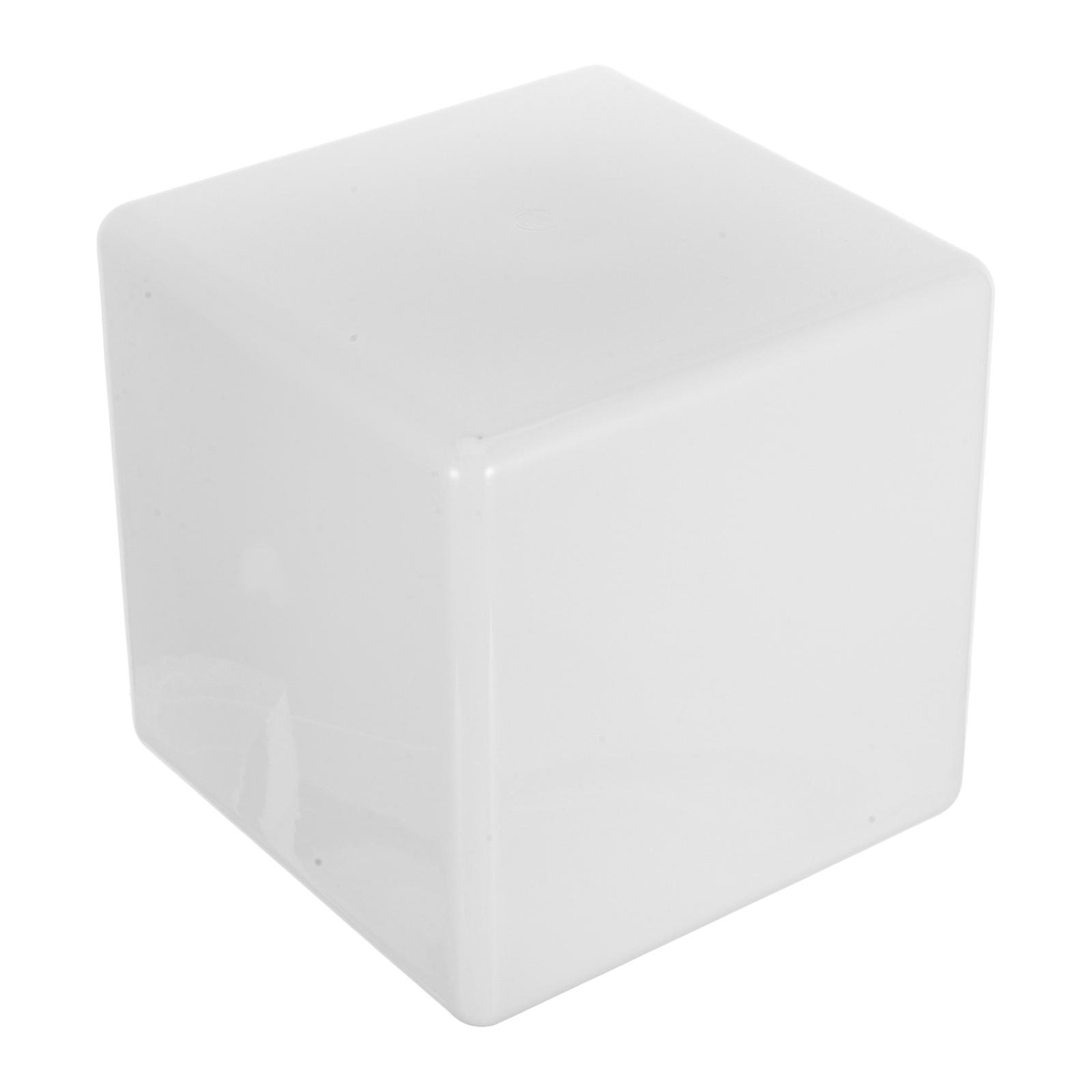 Modern White Acrylic Lamp Shade for Home Decoration Square Design Enhances Any .8 Inches