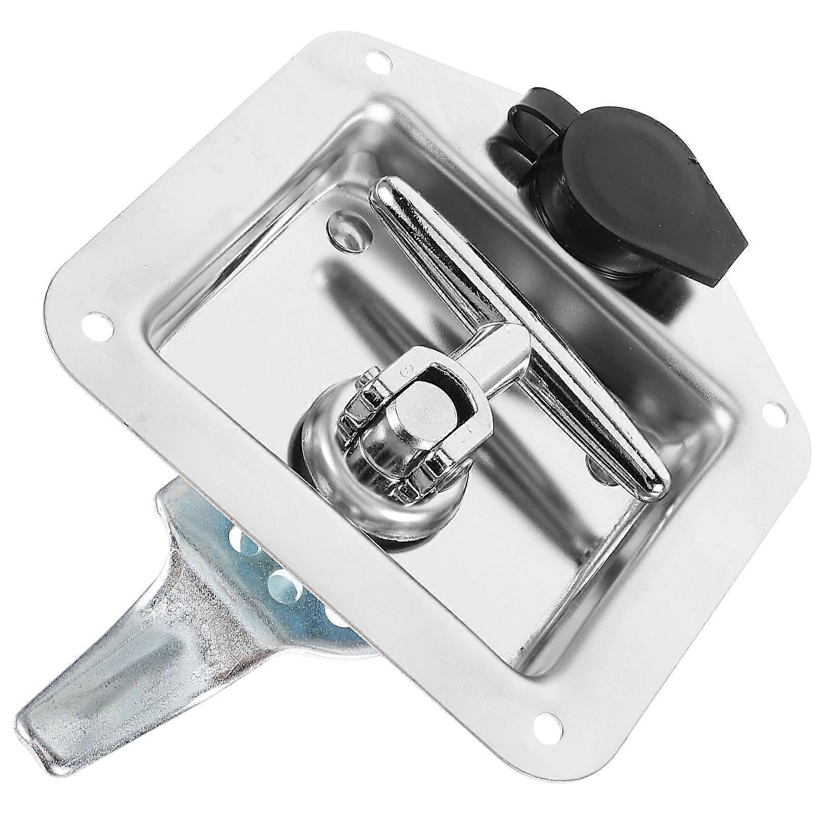 Rv Storage Door Latch T Handle Latch Replacement Lock Vehicle Owners 14.8X12.1CM 1Pcs