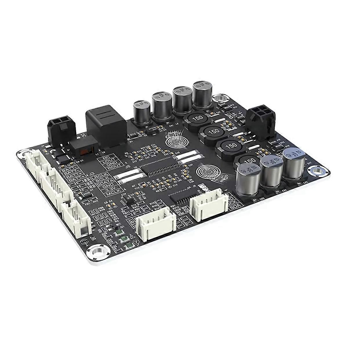 DIPO2 - 2 x 50W reiner digitaler Eingang 3-Draht I2S Eingang Verstärkerplatine (KEIN MCLK ERFORDERLICH) - DAC TAS5768 für Heimlautsprecher