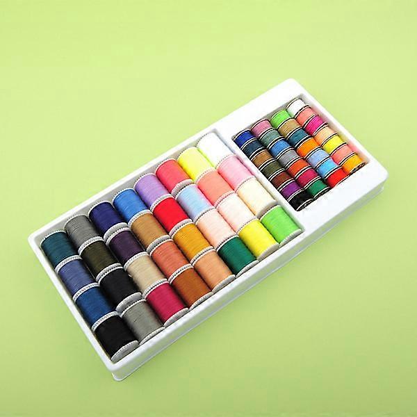 Sewing thread, 60pcs colored sewing thread set, polyester thread for sewing machine, thread spools