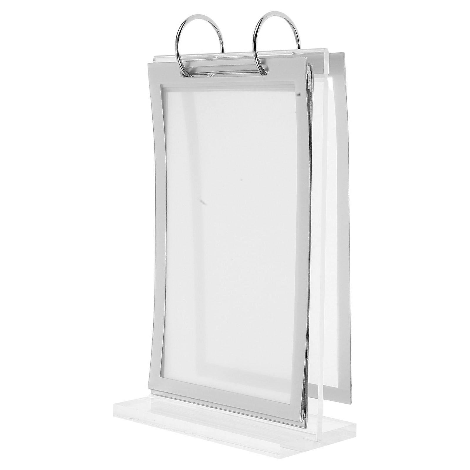 Commercial Menu Holder Page Flipping Changes High Transparency 1Set