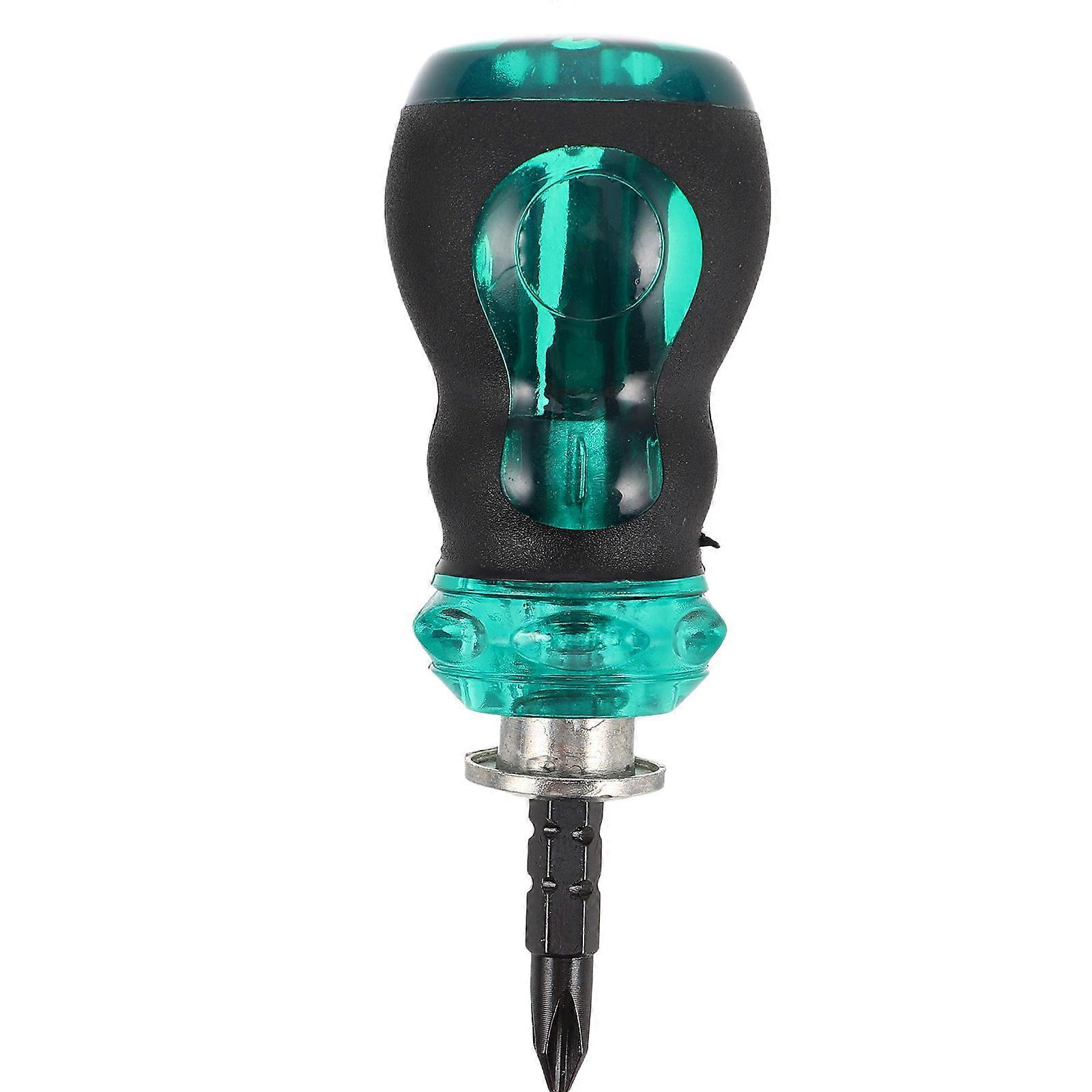 Screwdriver Ratchet Tiny Screwdriver Home Users Intricate Tasks Plastic and Alloy 3.7×1.4×1.4in Telescopic Design 1Pack