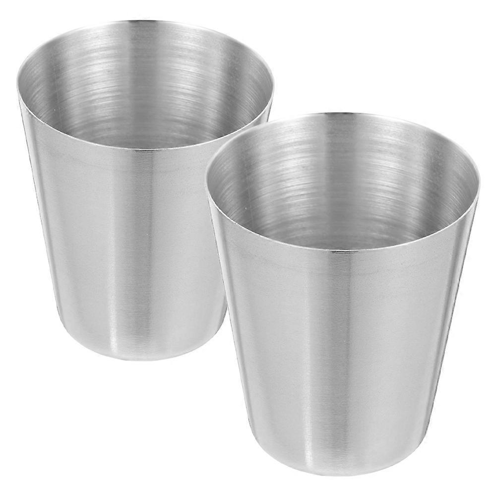 Rustfrit stål tekande tuddæksler til beskyttelse sølvfarve 2 stykker