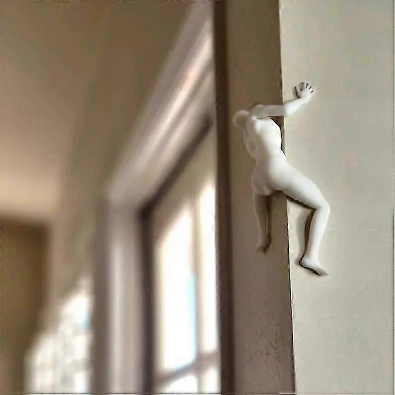 Unique Climber Sculpture Wall Decor