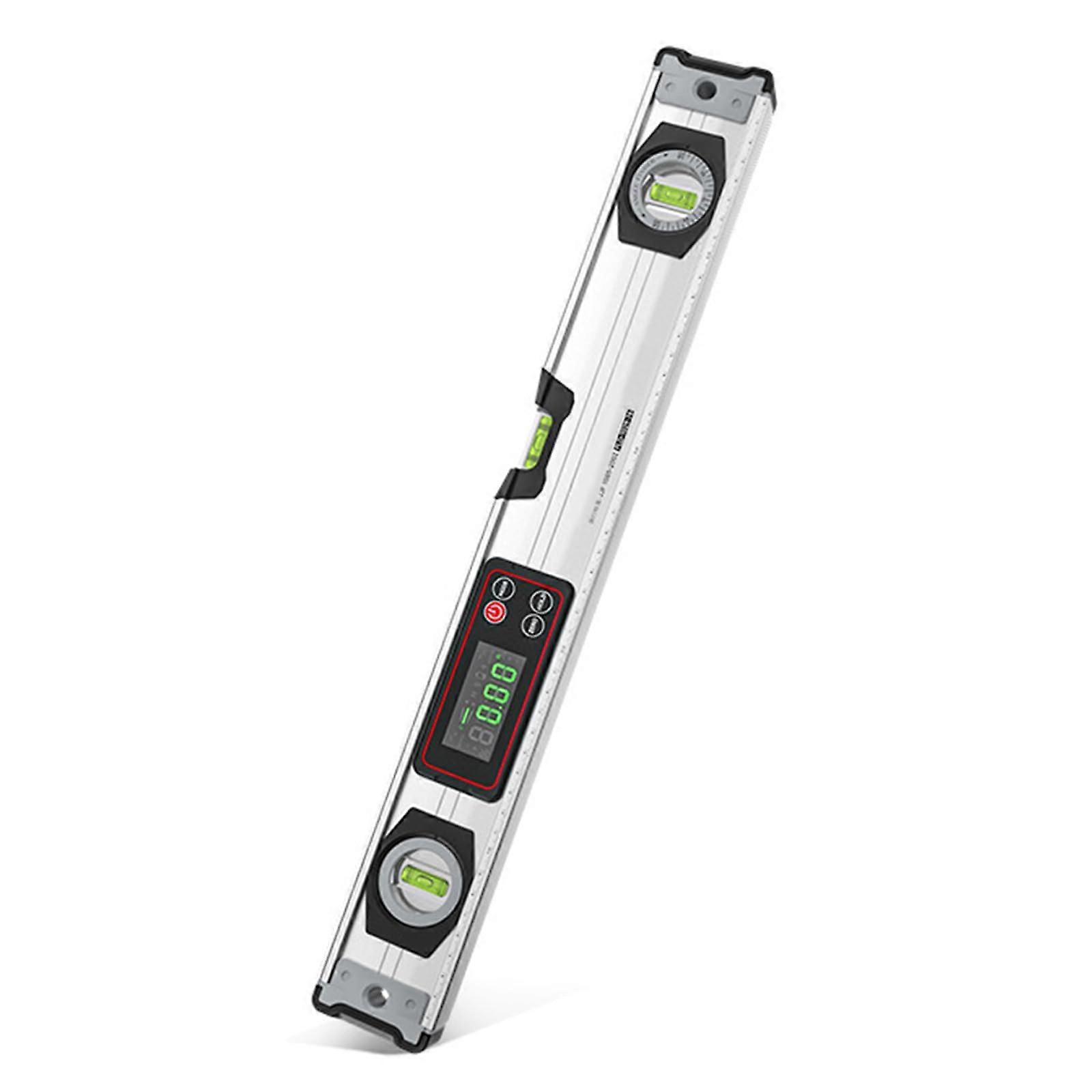 Multifunctional digital angle finder with sound alarm system, aluminum, digital level for carpentry and construction base 50 cm.