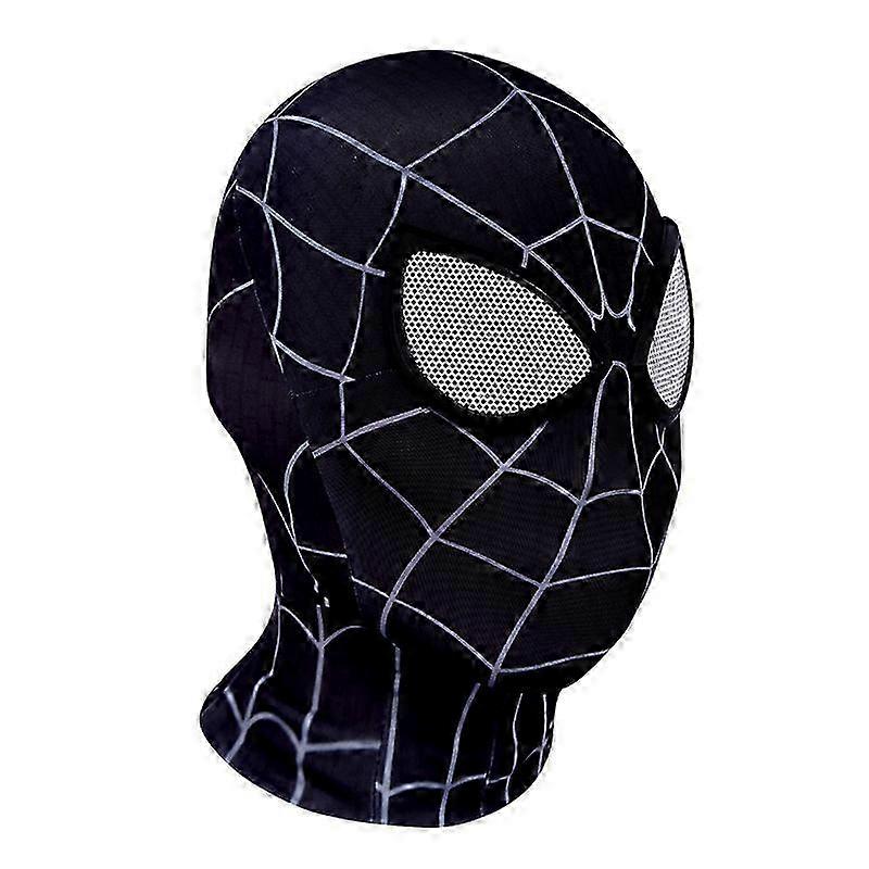2025 Schwarze Spiderman Maske Kopfbedeckung Cosplay Bühne Requisiten-Erwachsene