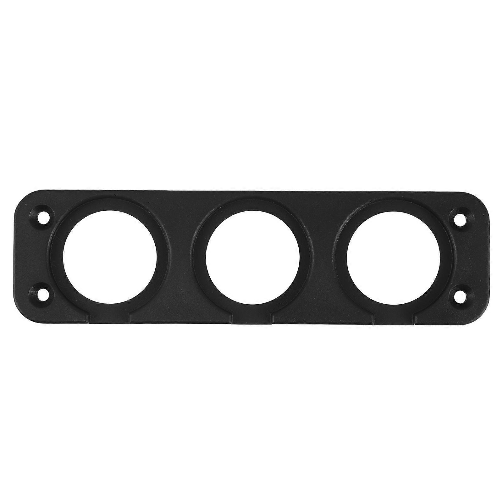 Panel For Vehicle Electrical System Upgrade Black Modern 1 Set Multifunctional Lighter Socket Charger Panel