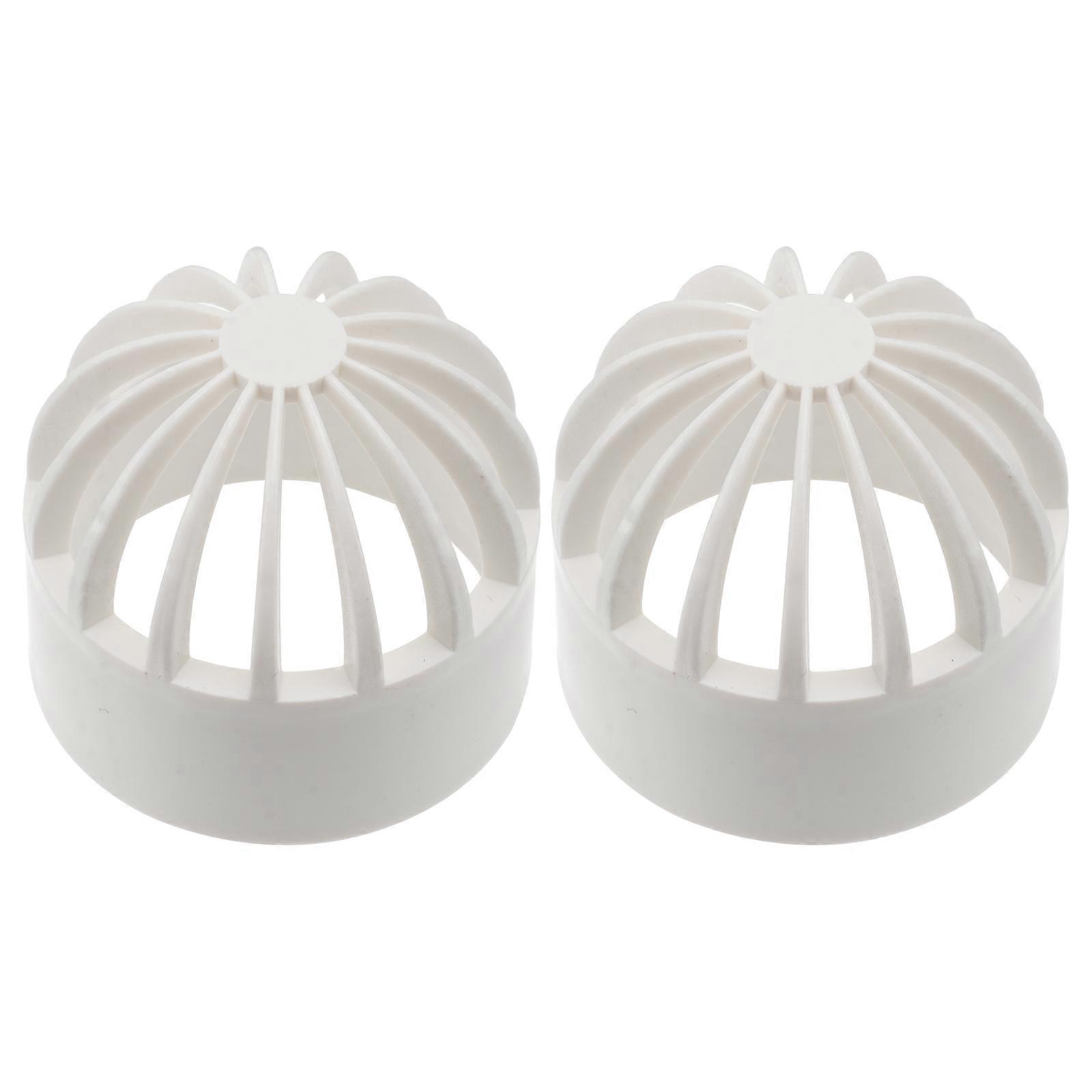 Fish Tank Permeable Net PVC Cover for Overflow Filter 2Pcs Set