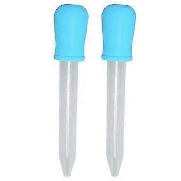 Blue Silicone Transfer Pipette - Calibrated Liquid Dropper for Laboratory and DIY Art