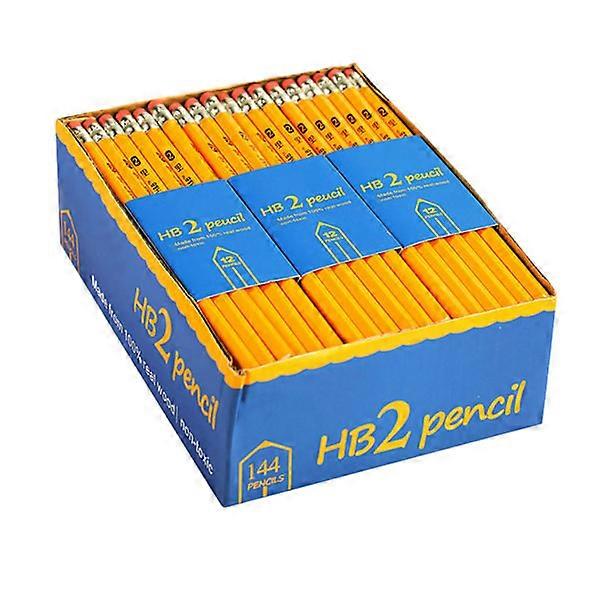 144 pcs Hexagonal HB Pencils Set Multifunctional Writing Pencil Set For Sketching Writing 1 Large Box