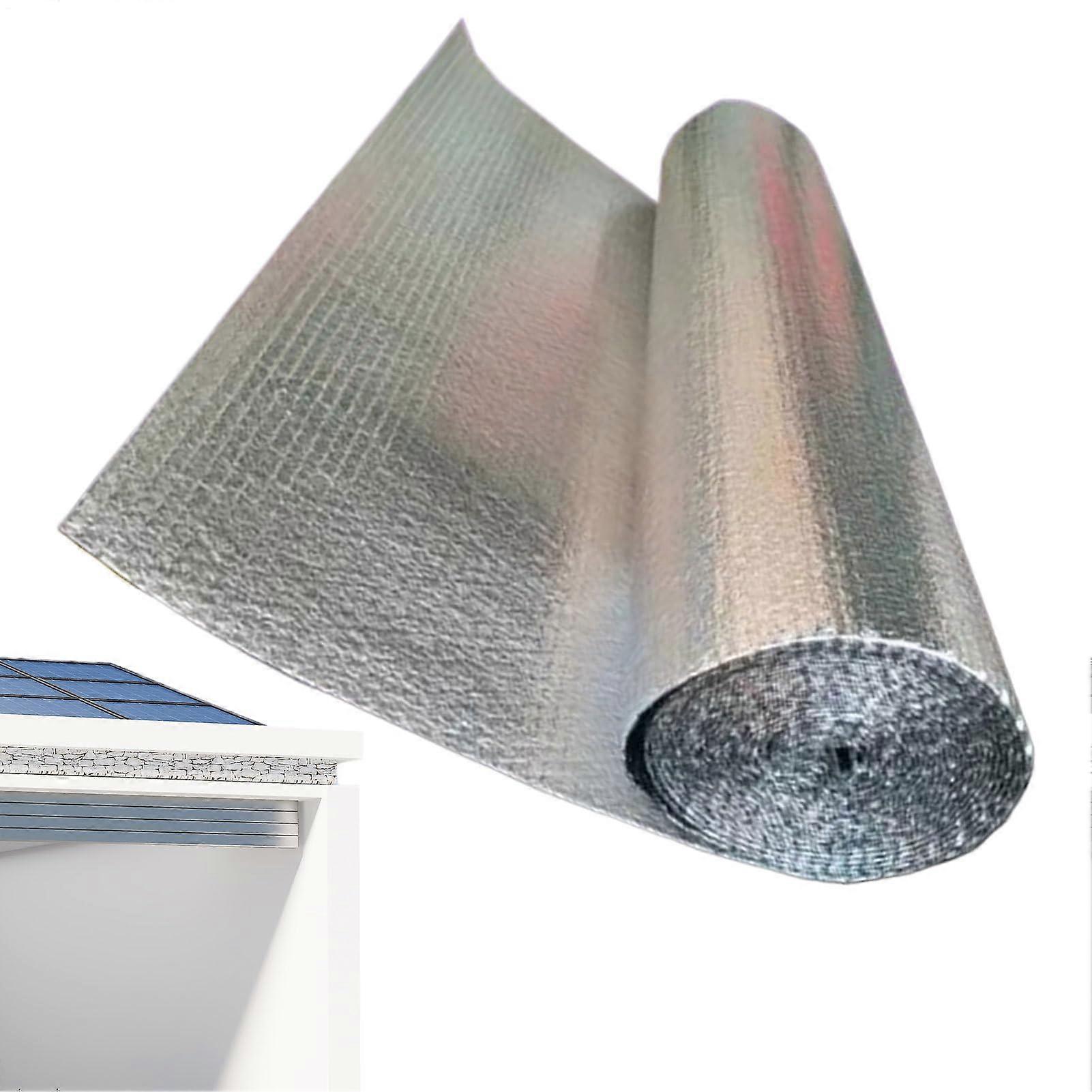 Wall Insulation Roll - Reflective Aluminium Thermal Panel for Loft, Attic, Car, and Piping Insulation