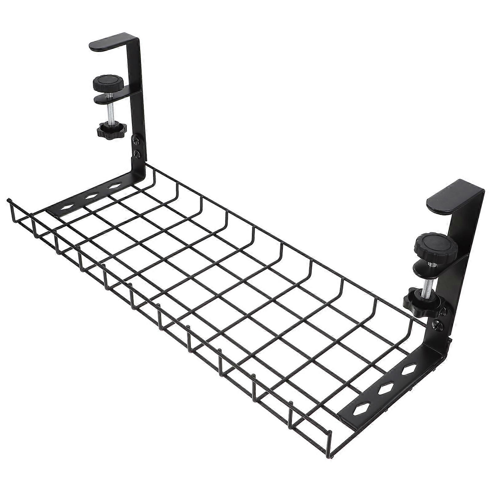 Under Desk Wire Management Rack, Functional Design for Tidy Workspace, Sturdy Build