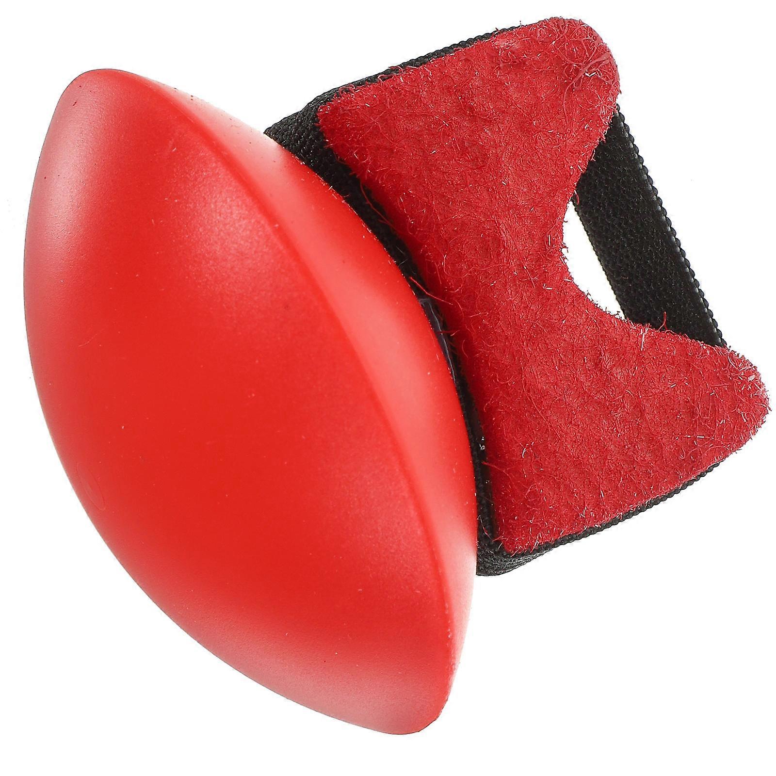 Guitar Accompaniment Finger Sand Hammer Rhythm Training Musical Instrument Red 1Set