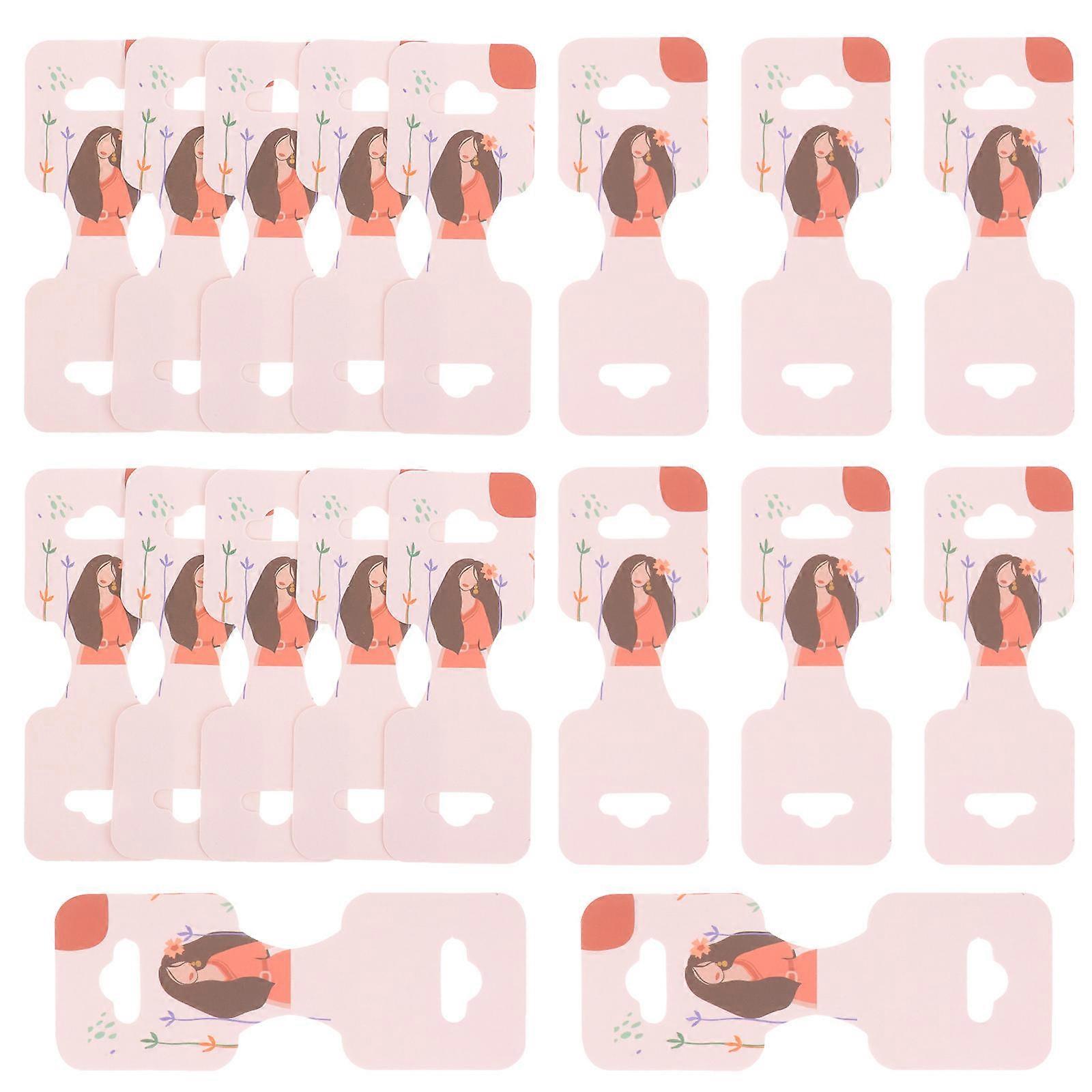 Necklace Display Cards For Jewelry Use Suitable For Store Display 3.54X1.38X0.04In Rectangular 100Pcs