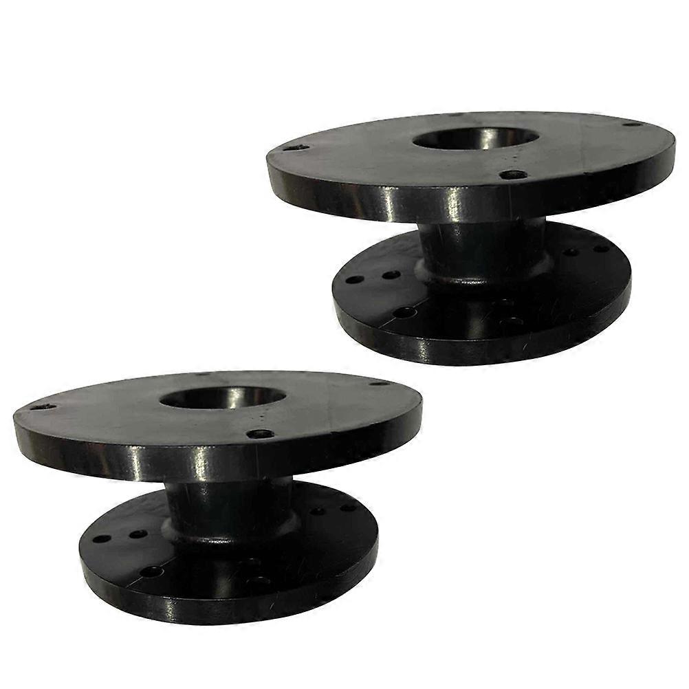 Auto Speaker Spacers 2Pcs Black Vehicle Loudspeakers 38mm To 26mm Port Conversion For Car Audio Installation